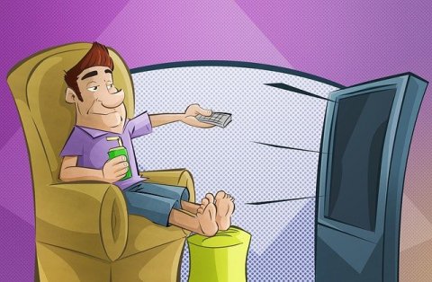 Сериалы на диване