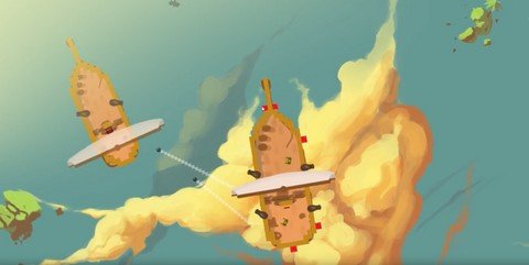 Создание игры про пиратов в небе.