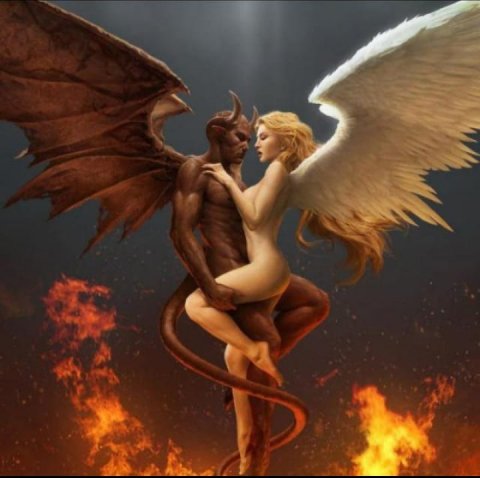 Ангел 😇 и дьявол 😈