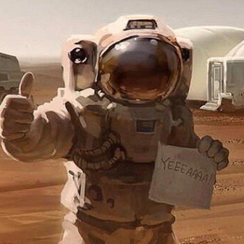 Марсианин - первый интерактивный канал-история в Telegram