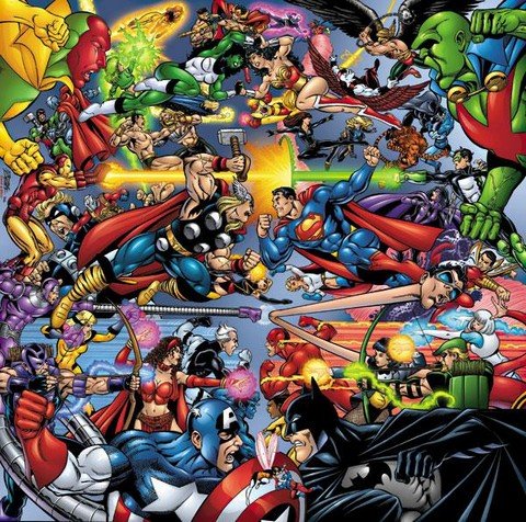 Комиксы Marvel • DC