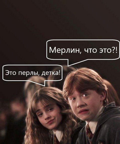 Перловочка [Перлы из Фанфиков по Гарри Поттеру]