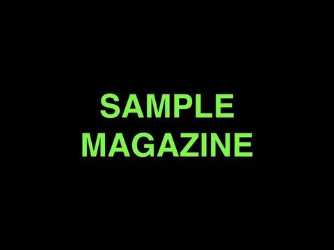 Sample Magazine